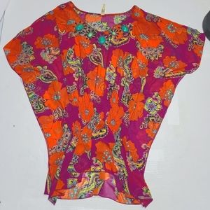 Victoria Secret Floral Beach Dress Tunic size XS/S